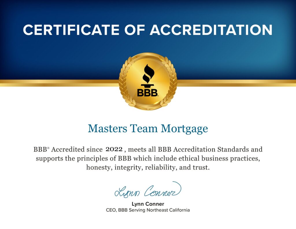Sacramento Certificate of accreditation